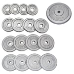 Viavito Chrome Standard Weight Plates - 4 x 5kg