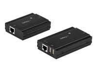 Startech.Com 4 Port Usb 2.0 Extender Hub Over Single Cat5e/Cat6 Ethernet Cable (Rj45), 330Ft (100M), Usb Extender Adapter, Externally Powered, 480 Mbps, Metal Usb Extender Kit - Power/Link Leds (Usb2004ext100) - Usb-Utvider - Usb 2.0 - Over Cat 5E/6