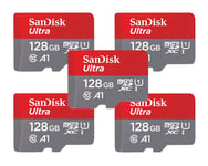 Sandisk Ultra Microsdxc Uhs-i U1 A1 140mb/s 128gb #kit 128gb Microsdxc Uhs-i