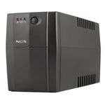 NGS FORTRESS900V3 - Onduleur Hors Ligne SAI, Off Line UPS 600 VA, Tension de Sortie Constante 360W pour 2 Prises Schuko