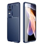 Xiaomi Poco F4 Carbon Fibre Case Navy