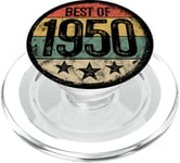 Best Of 1950 Cadeau d'anniversaire 75e anniversaire pour homme femme 75 ans PopSockets PopGrip pour MagSafe