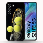 Coque pour Samsung Galaxy S21 FE / S21FE Sport Tennis Balls
