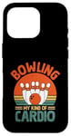 Coque pour iPhone 16 Pro Bowling My Kind Of Cardio Bowler Tenpin