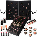 Beauty Advent Calendar 2024 Makeup Set Pampering Skincare Countdown Calendar (Black)