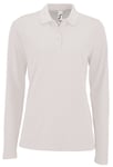 Polo Manches Longues - Femme - 02083 - Blanc