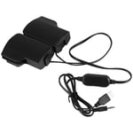 Clip on USB Speaker for Notebook Laptop PC Desktop Tablet Wired Stereo7264