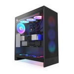 NZXT H7 Flow RGB Edition ATX Mid Tower Case - Black CM-H72FB-R1