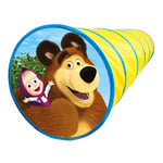 Mascha und der Bär Tunnel de Jeu pour Enfants - pour intérieur et extérieur - Jouet pour Enfants à partir de 3 Ans - Dimensions : 180 x 48 cm - Multicolore