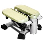 MGIZLJJ Steppers Fitness réglable Mini Stepper, Action Torsion Appareil de Formation Stable avec Robuste Cadre en métal Silencieux Conception de Haute qualité Amortisseurs (Color : Green)