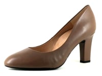 UNISA Womens EU 39 UK 6 Light Brown Leather High Heel Court Shoes Pumps