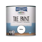 Johnstone's Revive - Tile Paint - White - Upcycling Paint - Gloss Finish 750 ml