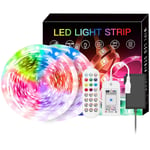 Ruban led 20m, Bande led rgb WiFi Fonctionnant , Contrôle App Intelligente, 64 Scènes, Synchronisation Musicale, Lumières led diy pour Chambre,