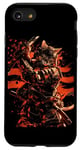 iPhone SE (2020) / 7 / 8 Cat Samurai American Flag Samurai Cat Art Patriotic Cat Case