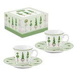 Easy Life COFFRET 2 TASSES A CAFE 8CL EN PORCELAINE