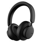 Urbanista Miami True Wireless Over Ear Headphones, Active Noise Cancelling Bluetooth Headphones, Built-In Microphone, 50 Hr Playtime, ANC Earphones with On Ear Detection & Carry Case, Midnight Black