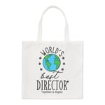 World's Best Director Regular Tote Bag Funny Joke Favourite Boss Shopper