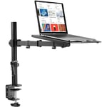 Suptek Laptop Arm for Desk, Monitor Arm with Laptop Tray, Laptop Desk Mount for