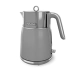 Morphy Richards Signature Matte Jug Kettle, 1.5L, Perfect Pour Spout, Steel Body, 360 Degree Base, Cord Tidy, Removable Filter, Cordy Tidy, 3KW, Grey, 100705