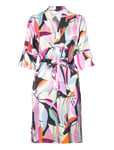 Tunika Dress In Multi Leaf Print Pink Coster Copenhagen