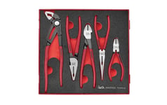 Teng Tools TED441Q 5pc Plier Set Vinyl Grip Q FOAM2