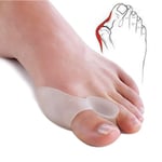 Hallux Valgus Kudde Skydd, 4-pack Hallux Valgus Riktningspads med Separator