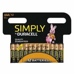 AAA Duracell Batteries - 12 Pack