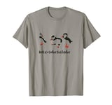 Cute Birds of a Feather Flock Together | Playful Puffins T-Shirt