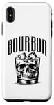 Coque pour iPhone XS Max Crâne de whisky bourbon - squelette vintage amateur de whisky