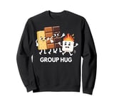 Smores Camping Funny Marshmallow Chocolate Graham Cracker Sweatshirt