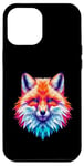 iPhone 12 Pro Max Fox Blue Eyes Animal Art Fox Lover Foxes Wild Animals Case