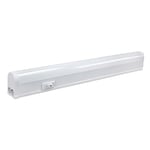 TIBELEC, 313510, Applique LED, Modèle Avenio, 7 Watts, 680 Lumens IP20, avec connecteur intégré, Blanc Neutre, Réglette Murale ou Plafond, Angle de Faisceau 360°