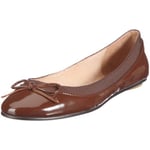 Buffalo London 207-3562 Patent Leather Brown 01 116553, Ballerines Femme - Marron-TR-KV, 39 EU