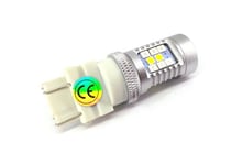 P27/7W LED-lamppu 3157 12-24V 2000lm CANBUS valkoinen ja punainen