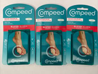 3 X Compeed Blister Relief Small  Pack 6 plasters