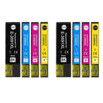 8 Ink Cartridges XL (Set) to replace Epson T3596 (35XL) non-OEM / Compatible