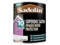 Sadolin Superdec Opaque Wood Protection Super White Satin 1 Litre SAD5028825