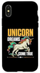 iPhone X/XS Unicorn rainbow - Unicorn dreams come true Case