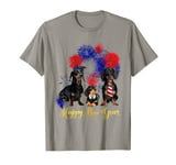 Dachshund family happy new year T-Shirt