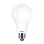 Philips LED-pære E27 7,3W 4000K, Frostet glass