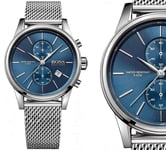 MONTRE Homme HUGO BOSS Bracelet en Maille milanaise. Chrono avec Date. 399,00€