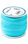 Fold-over Elastic – 20mm  – Parrot Blue