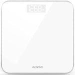 RENPHO Digital Bathroom Scales Weighing Scale with High Precision Sensors Body Weight Scale (Stone/lb/kg) - White, Core 1S