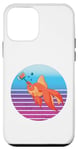 Coque pour iPhone 12 mini Selfie Fish Goldfish Humorous Underwater Selfie Stick Ocean