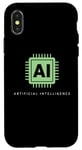 Coque pour iPhone X/XS Technologie de puce informatique intelligence artificielle IA