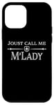 Coque pour iPhone 12 mini Costume de fête de la Renaissance My Lady Joust Larp