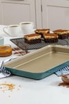 Nadiya Hussain by Prestige Brownie Tin, 13 x 7" Oven Safe Non Stick Baking Pan