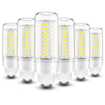 YDHNB Ampoule Maïs LED GU10 12W LED Candélabres Ampoules, Blanc Froid 6000K 1350LM Équivalent Ampoule Incandescence 100W, Non-Dimmable, Ensemble de 6,220V