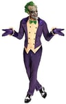 Rubie's Official DC Joker Costume, Batman Arkham City, Adult Standard Size , Pur