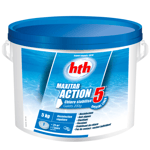 Chlore multiaction HTH MAXITAB Action 5 Spécial liner galets 200 g. - 5 kg